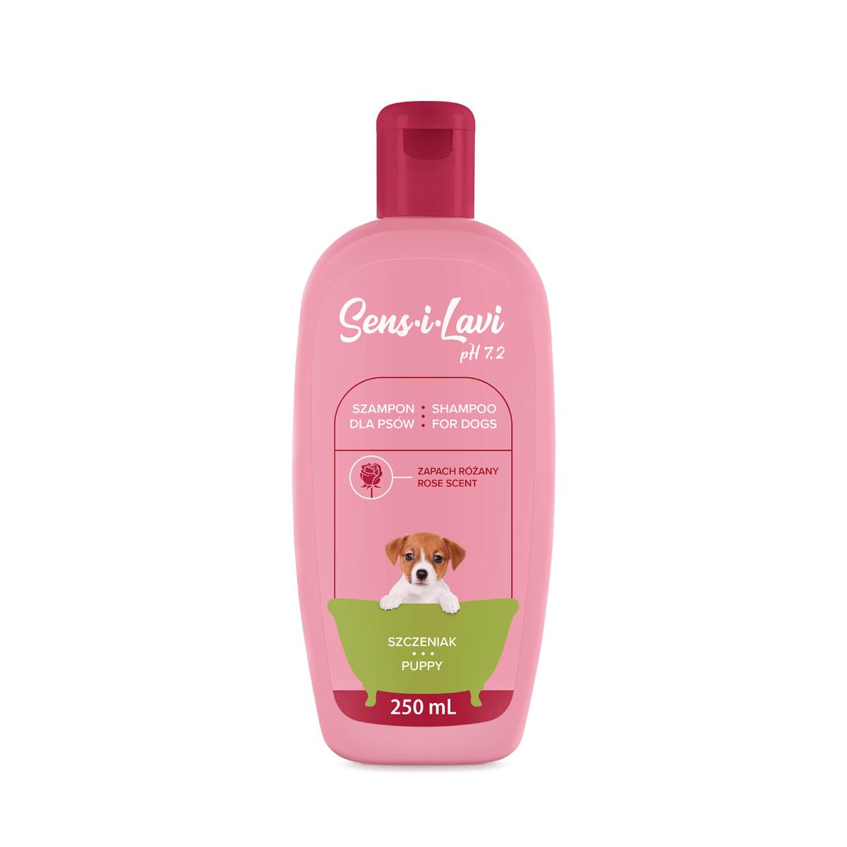 SENS-I-LAVI Puppy, șampon câini junior, Trandafir, flacon, 250ml - poza 1