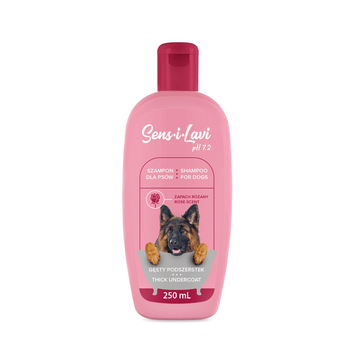 SENS-I-LAVI Thick Undercoat , șampon câini, Trandafir, flacon, 250ml - poza 3