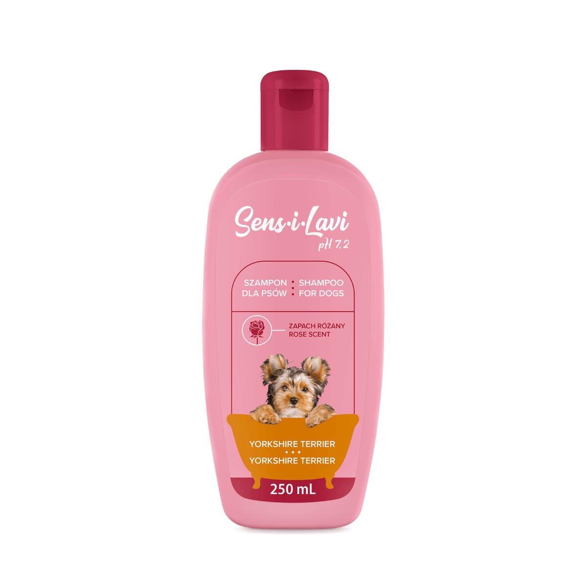 SENS-I-LAVI Yorkshire Terrier, șampon câini, Trandafir, flacon, 250ml - poza 1