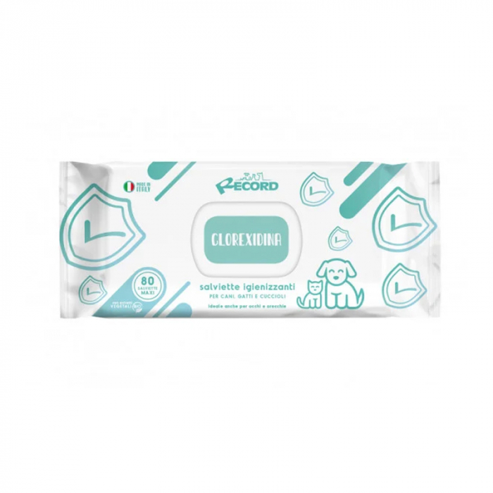 Servetele umede antibacteriene cu clorexidina 80 buc