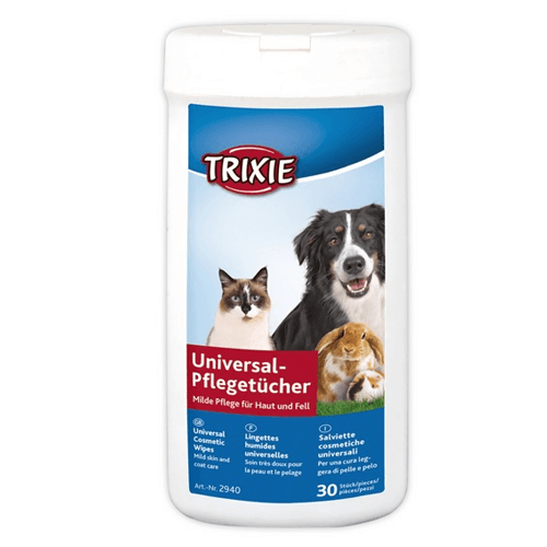 Servetele Umede Trixie, Antiinflamatoare cu Aloe Vera, 30 bucati - poza 2