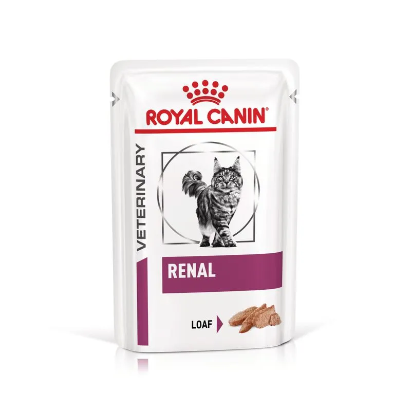 Set 12 buc x 85 gr Hrana dietetica pentru pisici Royal Canin Renal Pate