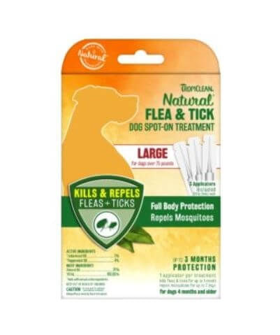 Set 3 Pipete Pentru Caini Tropiclean Spot On L, 5 ml - poza 1