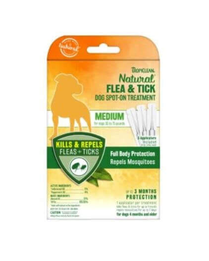 Set 3 Pipete Pentru Caini Tropiclean Spot On M, 3 ml - poza 2