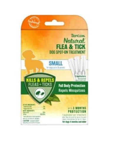Set 3 Pipete Pentru Caini Tropiclean Spot On S, 1.5 ml - poza 1