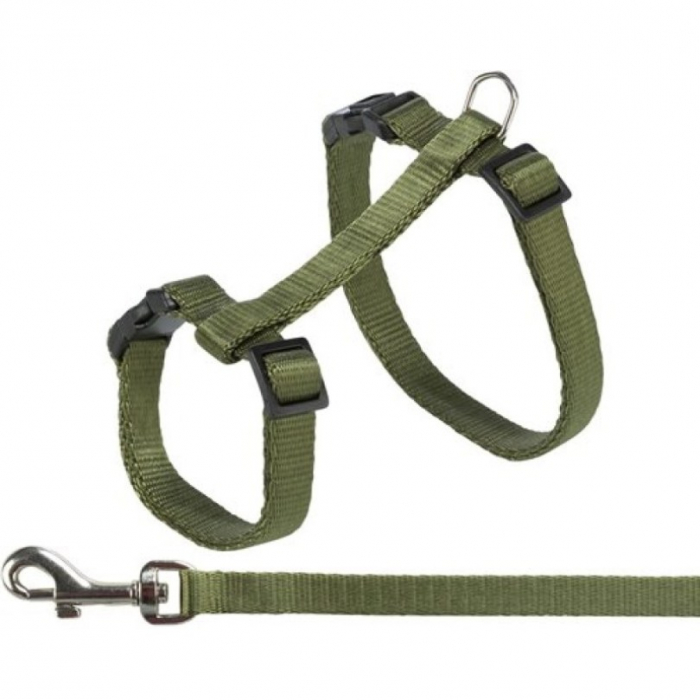 Set lesa si ham pentru pisici 27-45cm 10mm