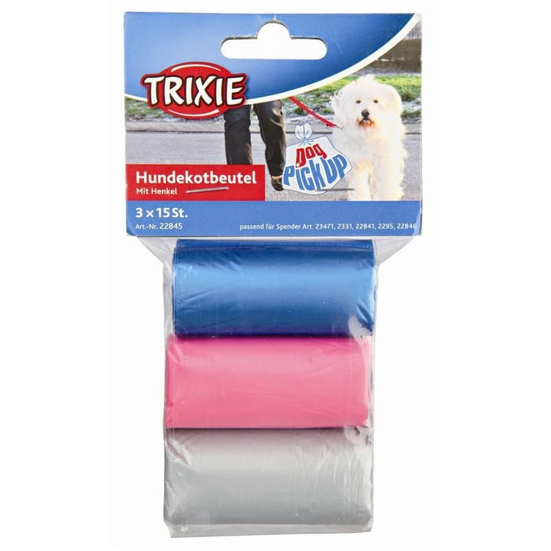 Set Pungi Igienice pentru Caini, Trixie 3 x 15 buc - poza 1