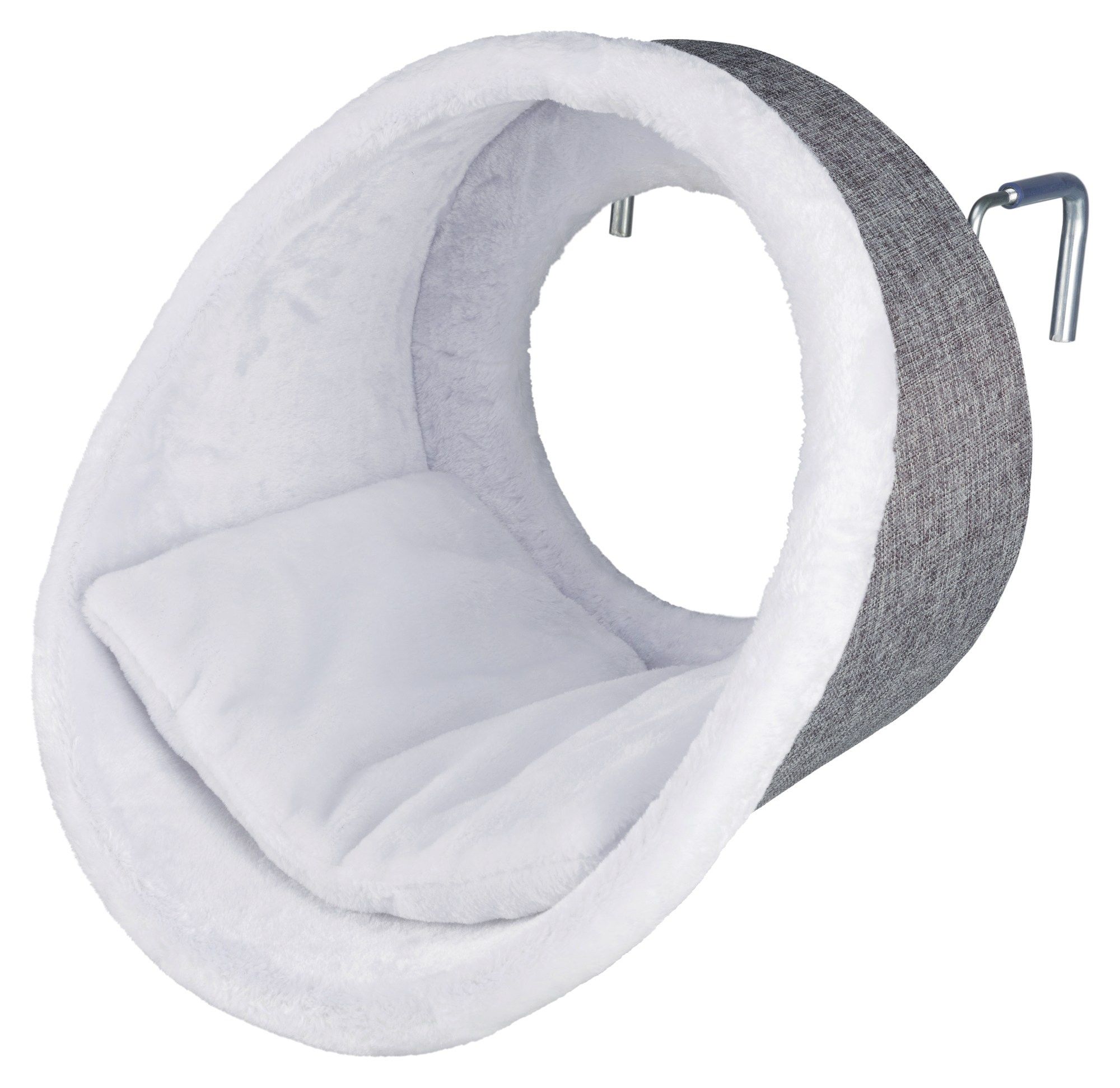 Sezlong Pisici pentru Calorifer 38x34 cm Gri cu Alb 43144