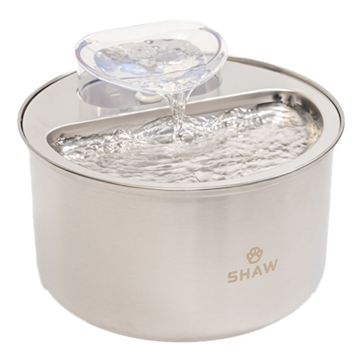 SHAW Clasic 9, fântână câini, rotundă, inox SHAW Clasic 9, fântână câini și pisici, rotundă, inox, argintiu, XS-M(4l) - poza 3