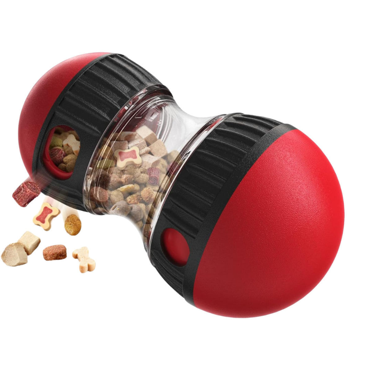 SHAW Dispenser & Puzzle, jucărie interactivă câini, eliberare recompense, plastic SHAW Dispenser & Puzzle, jucărie interactivă câini XS-L, eliberare recompense, plastic, roșu, 1buc - poza 1