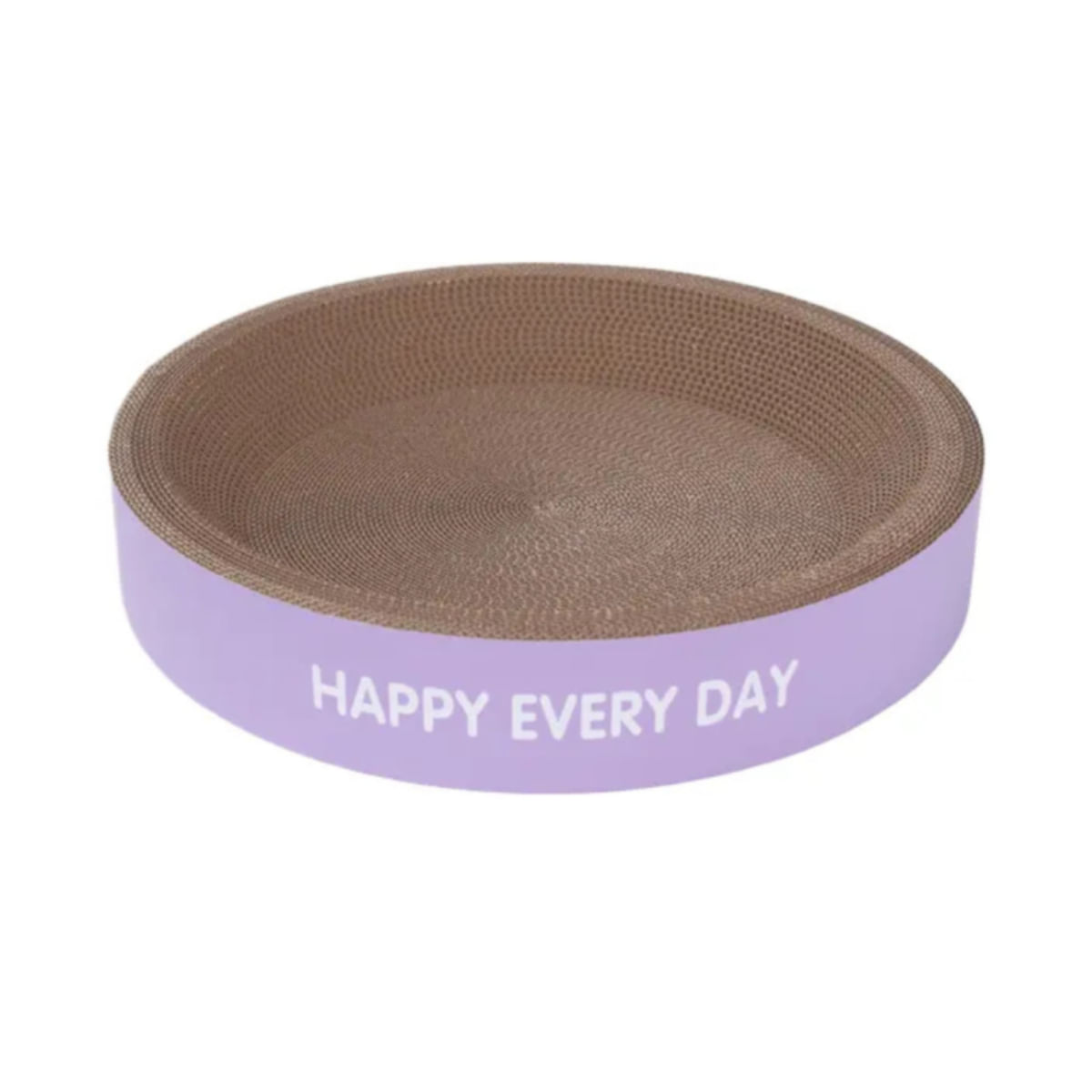 SHAW Patut, scratcher pisici, carton, mov, ⌀45cm - poza 1