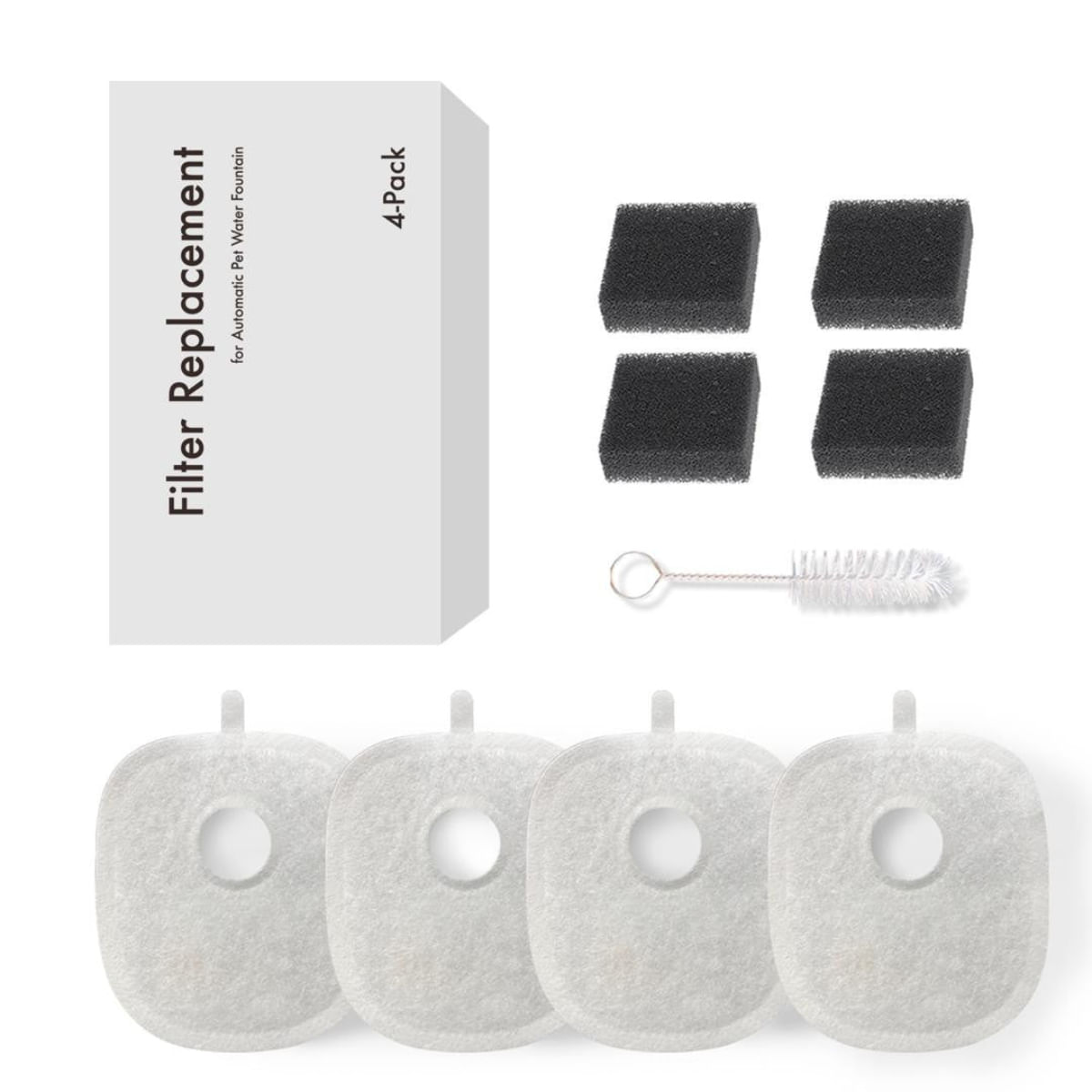 SHAW Set 4 filtre Shaw PRO V3, filtre fântână câini și pisici, 4buc - poza 1