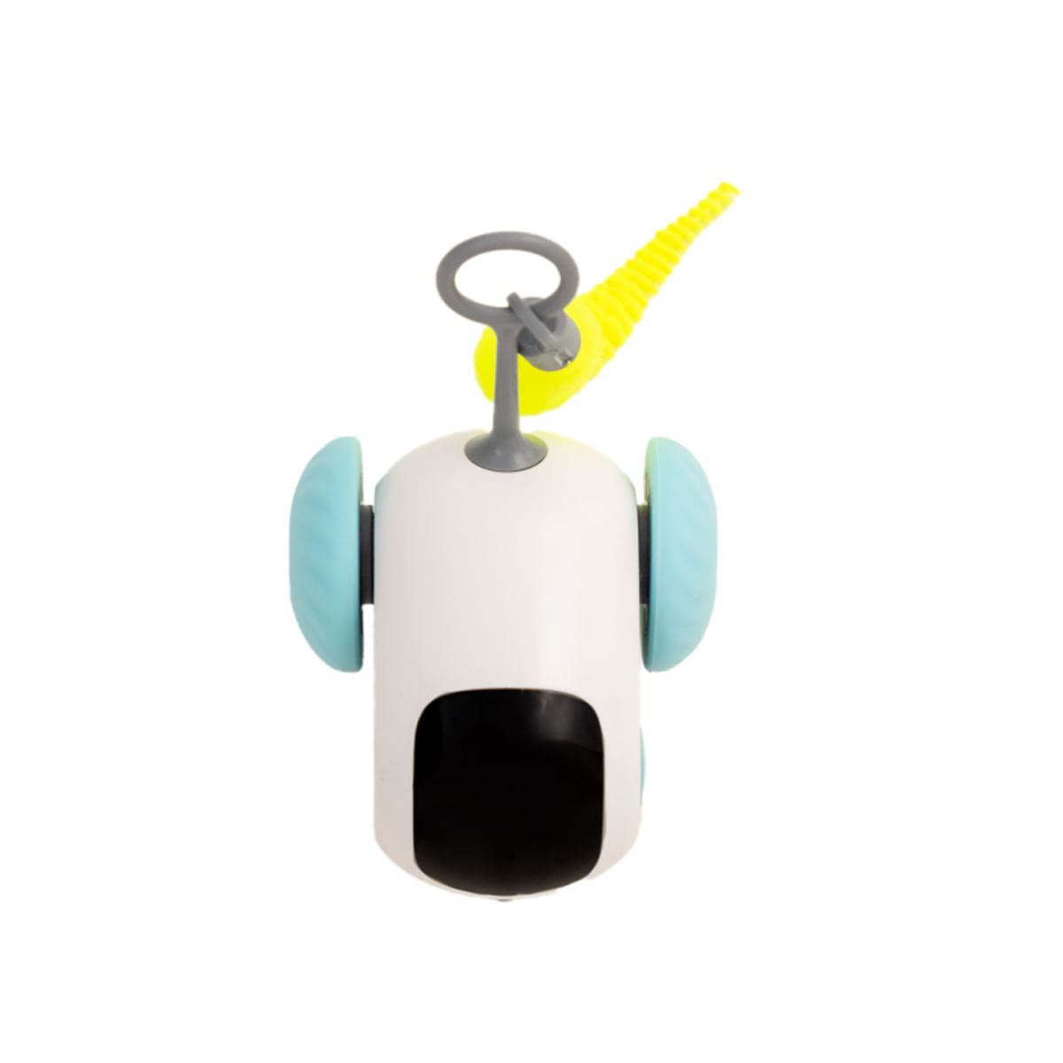 SHAW Soricel cu telecomanda & incarcare USB, jucărie interactivă pisici, inteligente, plastic, alb, 1buc - poza 5