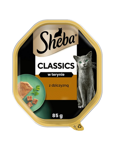 SHEBA Classics 85 g hrana umeda pisici adulte, cu vanat in terina
