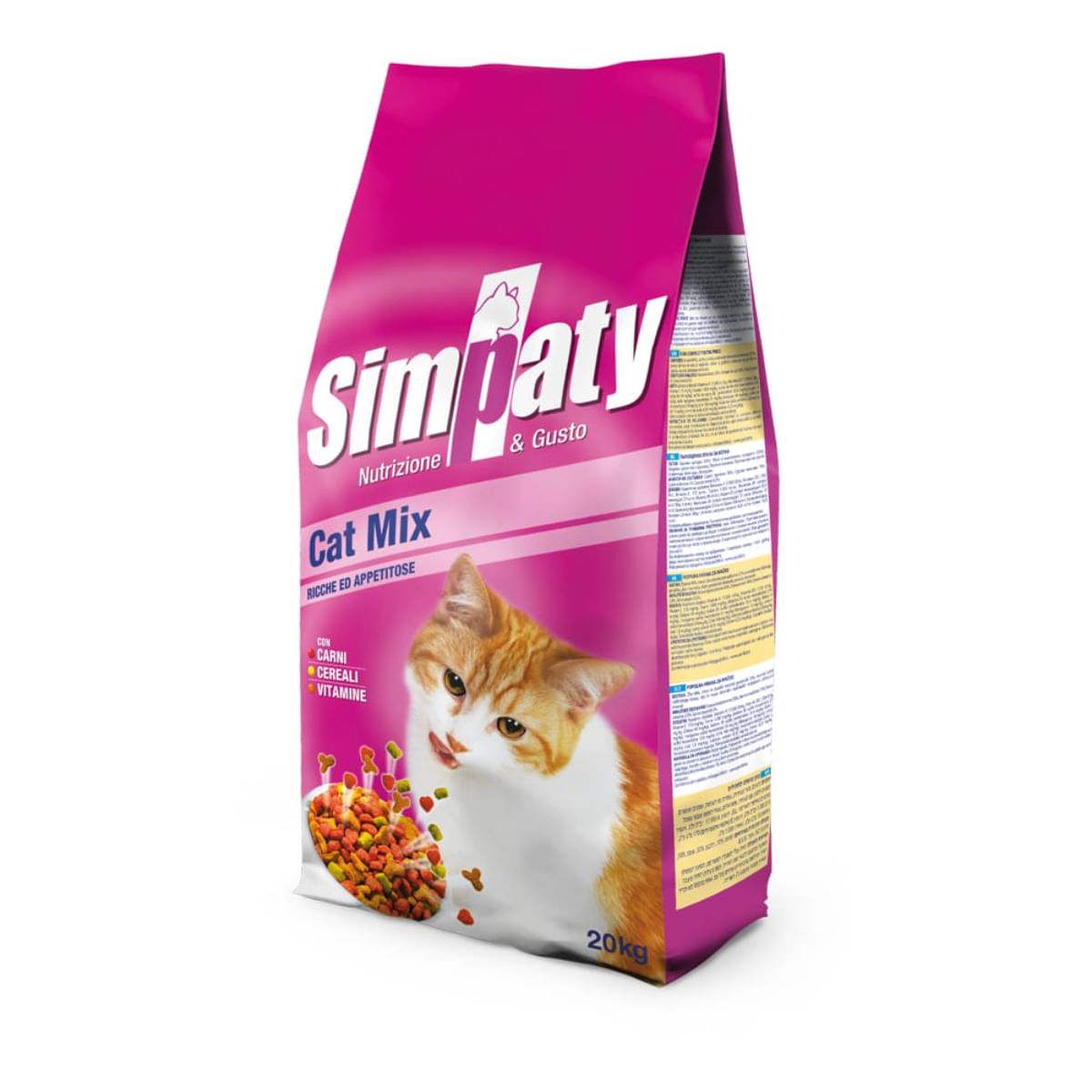 SIMPATY Gatto, Carne, hrană uscată pisici, 20kg - poza 1