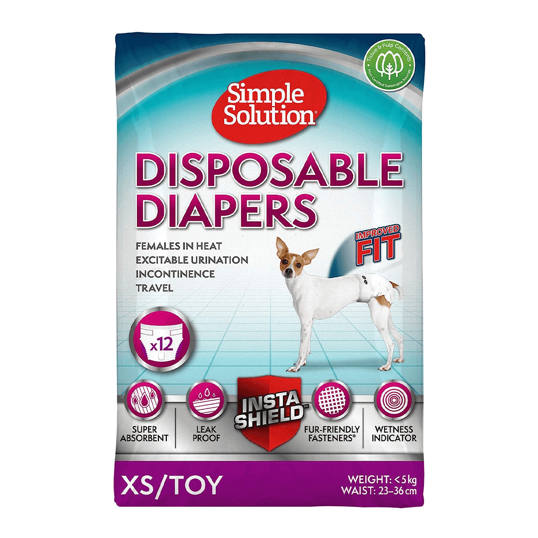 Simple Solution Scutece Caini XS - 12 buc - poza 4