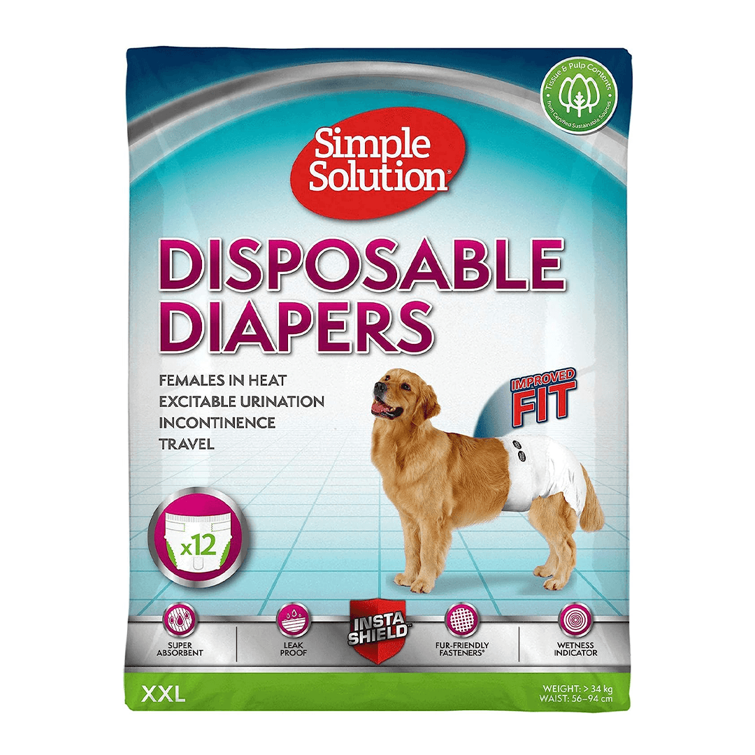 Simple Solution Scutece Caini XXL 12 buc - poza 1