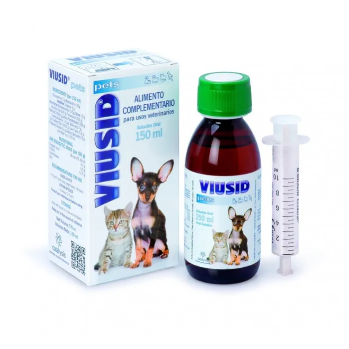 Sirop imunostimulator pentru caini pisici Viusid Pets 150 ml