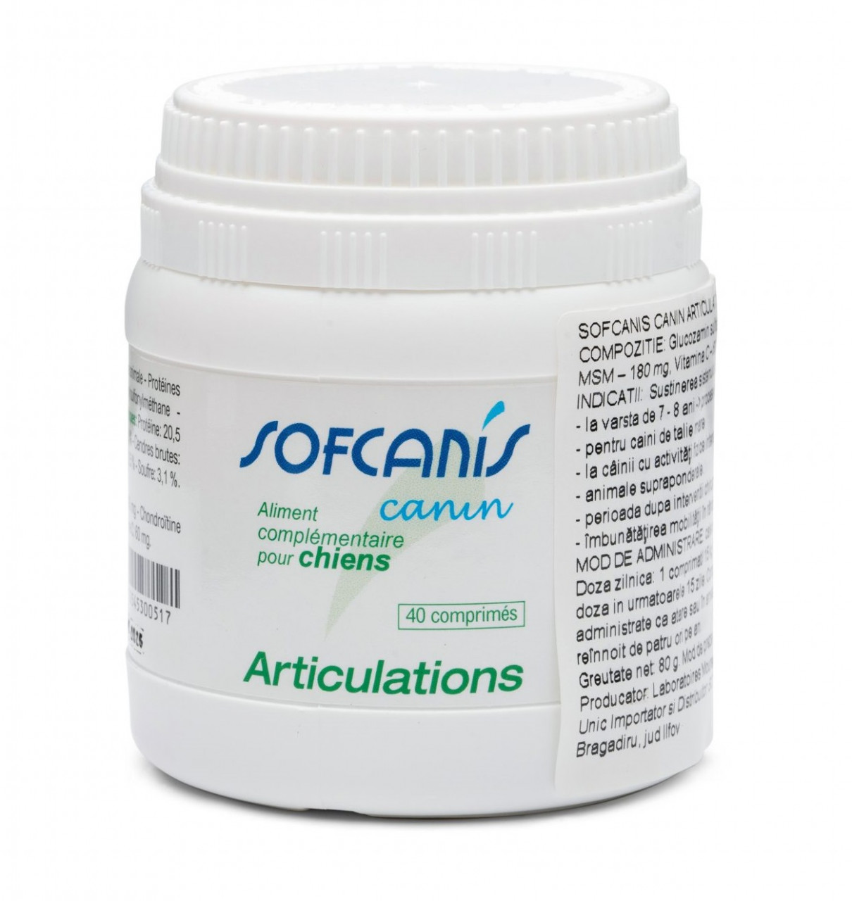 Sofcanis Articulations Caine, 40 comprimate