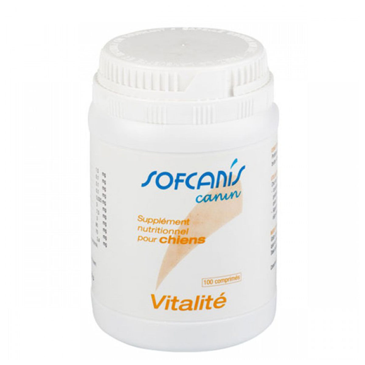 SOFCANIS Canin Vitalite, supliment multivitamine, convalescență câini junior & adult, comprimate SOFCANIS Canin Vitalite, XS-XL, supliment multivitamine, convalescență câini junior & adult, flacon, 100 comprimate - poza 1