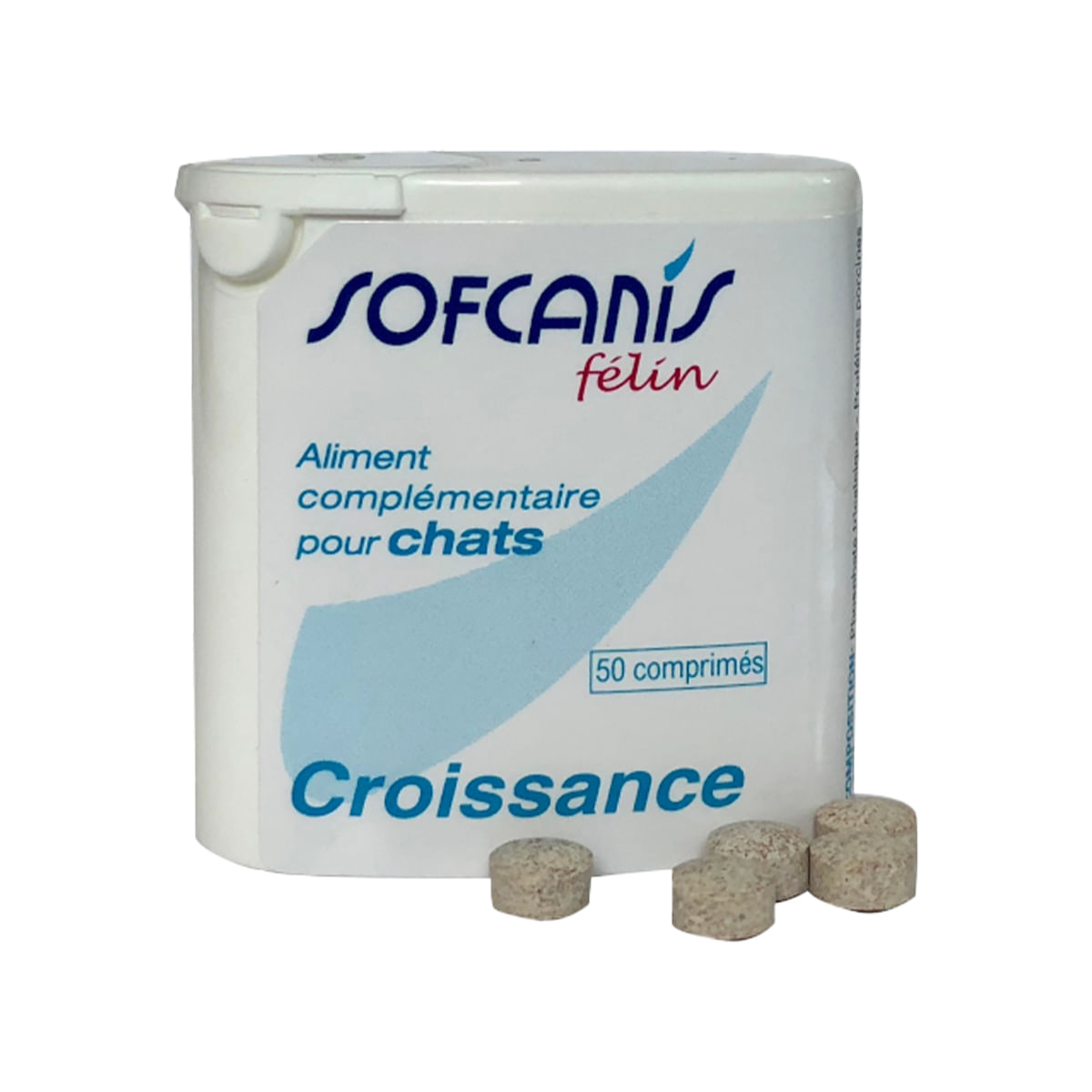 SOFCANIS Croissance, supliment sistem osos pisici junior, comprimate SOFCANIS Croissance, supliment sistem osos pisici junior, flacon, 50 comprimate - poza 2