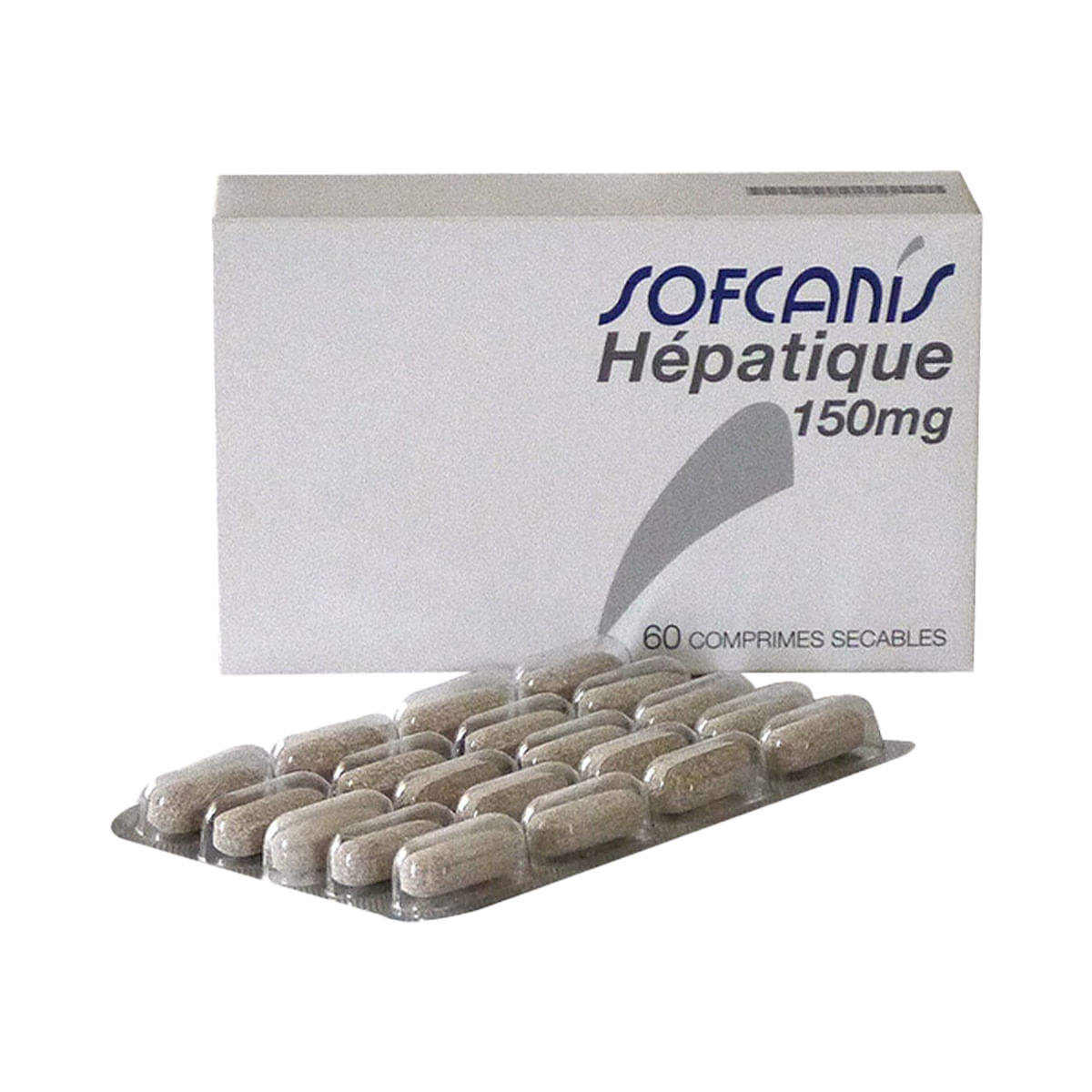 SOFCANIS Hépatique 150 Mg, supliment sistem hepatic câini, comprimate SOFCANIS Hépatique 150 Mg, M-XL, supliment sistem hepatic câini, blister, 60 comprimate - poza 1