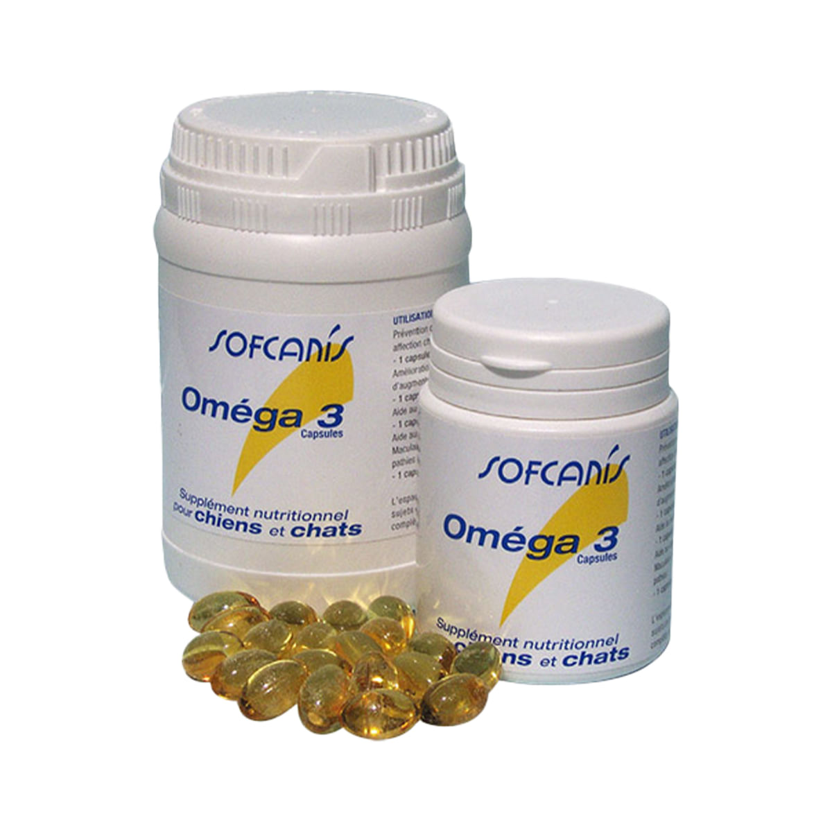 SOFCANIS Omega 3, supliment sistem cardio-vascular, convalescență câini, capsule SOFCANIS Omega 3, XS-XL, supliment sistem cardio-vascular, convalescență câini și pisici, flacon, 50 capsule - poza 2
