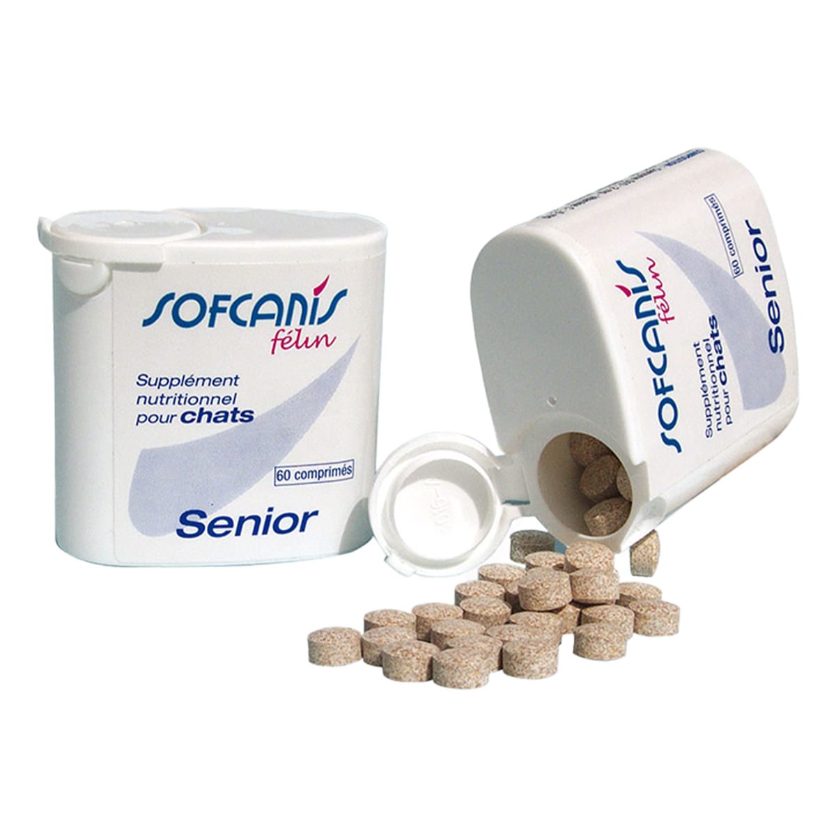 SOFCANIS Senior, supliment multivitamine pisici senior, comprimate SOFCANIS Senior, supliment multivitamine pisici senior, flacon, 60 comprimate - poza 2