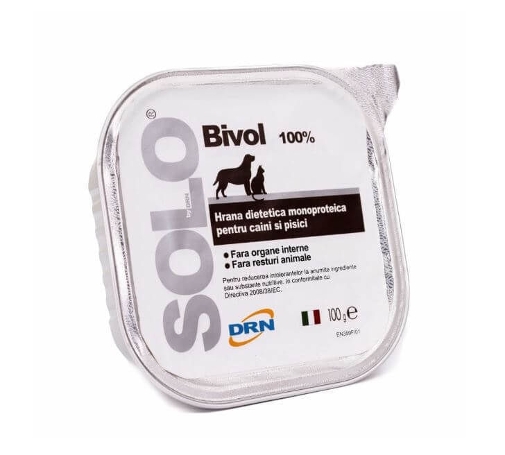 Solo DRN Dog Cat Bivol, 100 g - poza 2