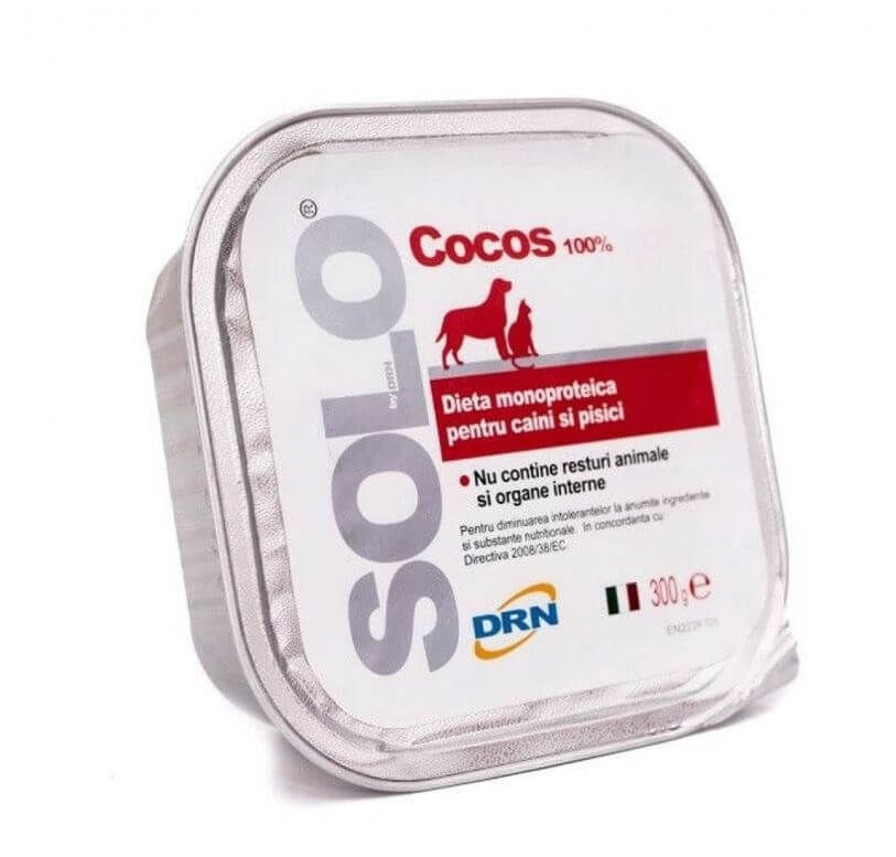 Solo DRN Dog Cat Cocos, 300 g - poza 1