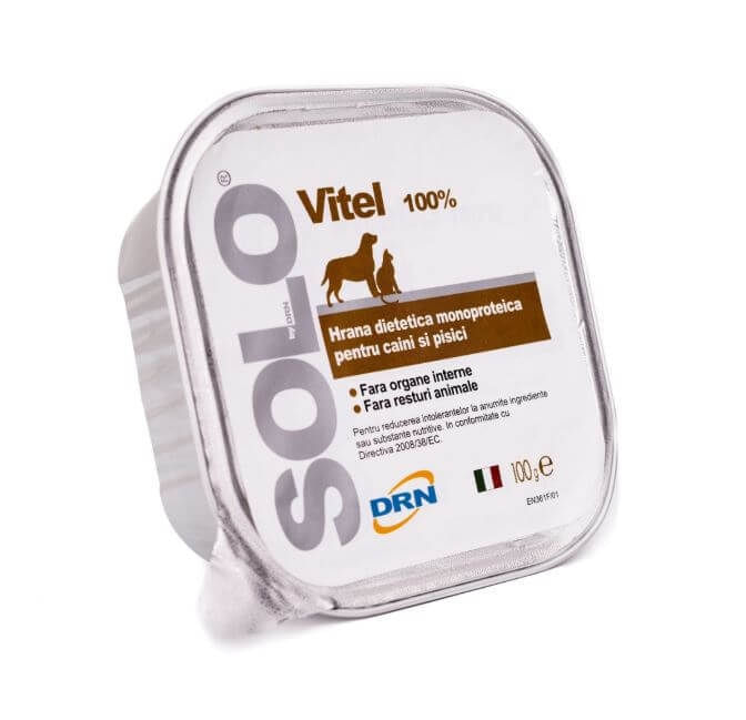 Solo DRN Dog Cat Vitel, 100 g - poza 1