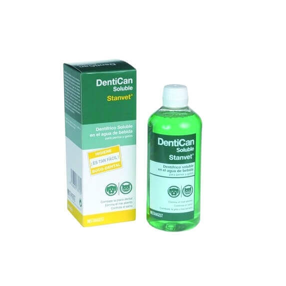 Solutie Pentru Igiena Bucala A Cainilor Si Pisicilor Dentican Solubil, 500 ml - poza 1