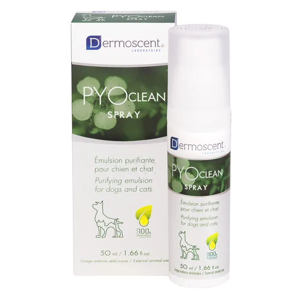 Spray de curatare pentru caini pisici Dermoscent PyoClean 50 ml