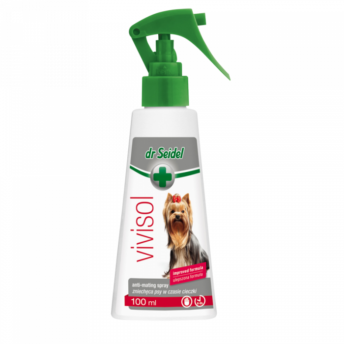 Spray repelent pentru femele in calduri, Vivisol, Dr. Seidel, 100ml