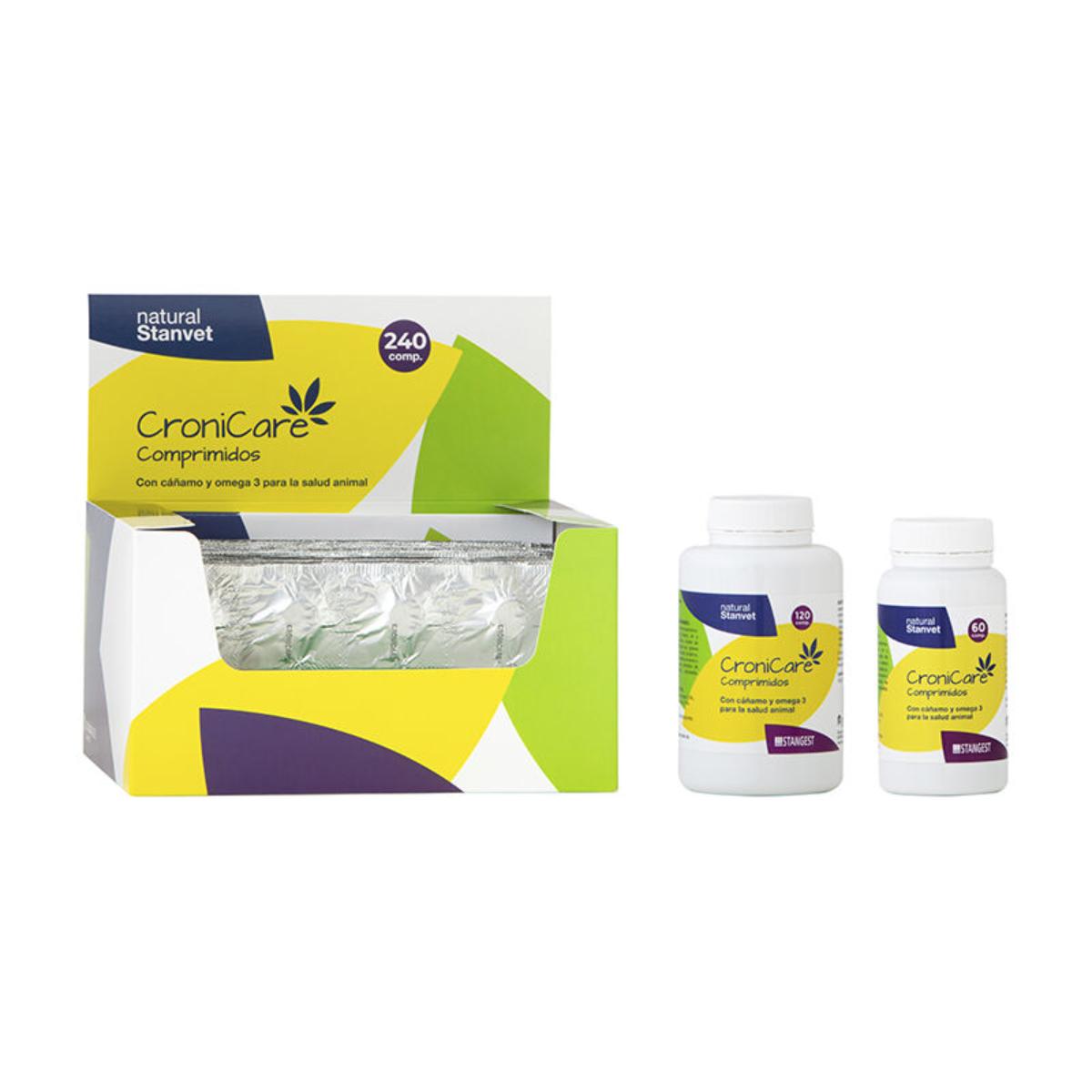 STANGEST CroniCare, supliment sistem nervos & calmante, afecțiuni oncologice câini, comprimate STANGEST CroniCare, XS-XL, supliment sistem nervos & calmante, afecțiuni oncologice câini și pisici, flacon, 120 comprimate - poza 2