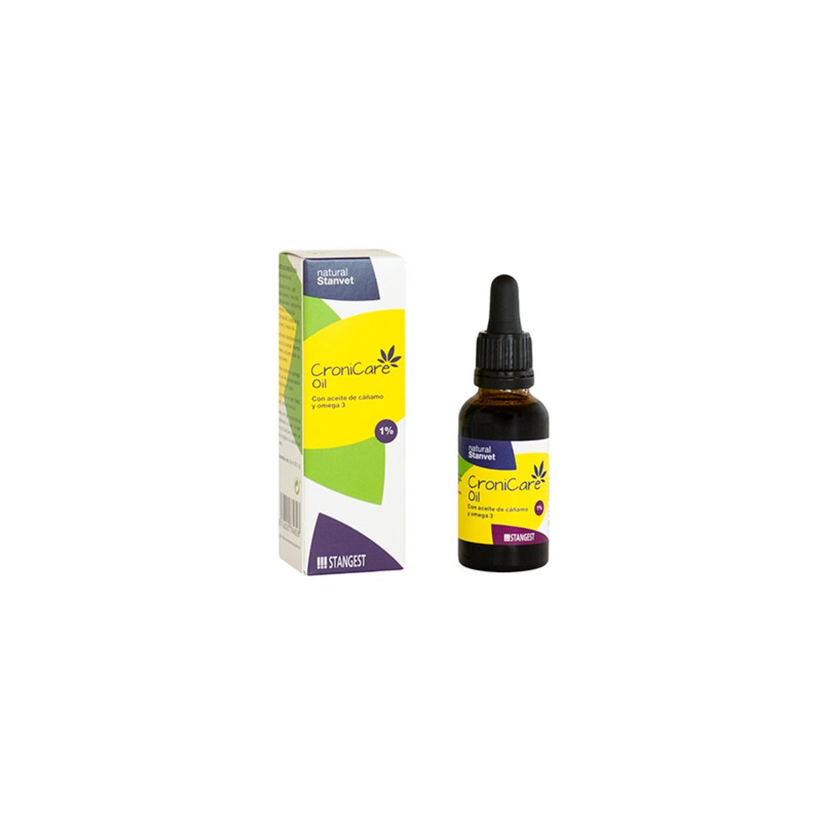 STANGEST CroniCare, supliment sistem nervos & calmante, afecțiuni oncologice câini, ulei STANGEST CroniCare, XS-XL, supliment sistem nervos & calmante, afecțiuni oncologice câini și pisici, flacon, ulei, 30ml - poza 2