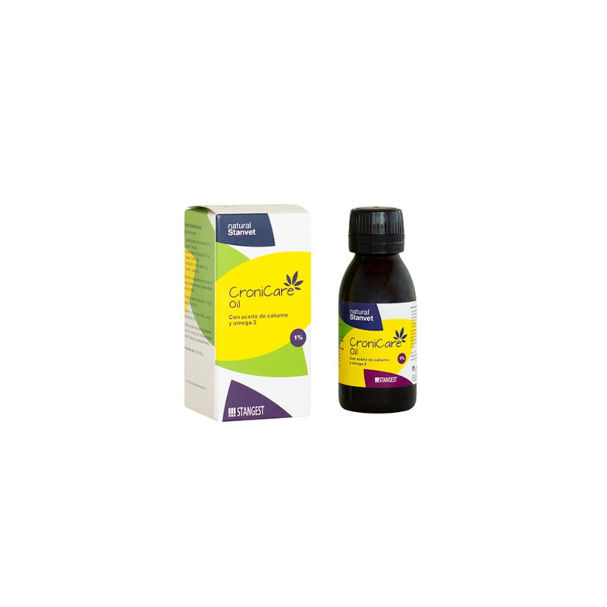 STANGEST CroniCare, supliment sistem nervos & calmante, afecțiuni oncologice câini, ulei STANGEST CroniCare, XS-XL, supliment sistem nervos & calmante, afecțiuni oncologice câini și pisici, flacon, ulei, 100ml - poza 1