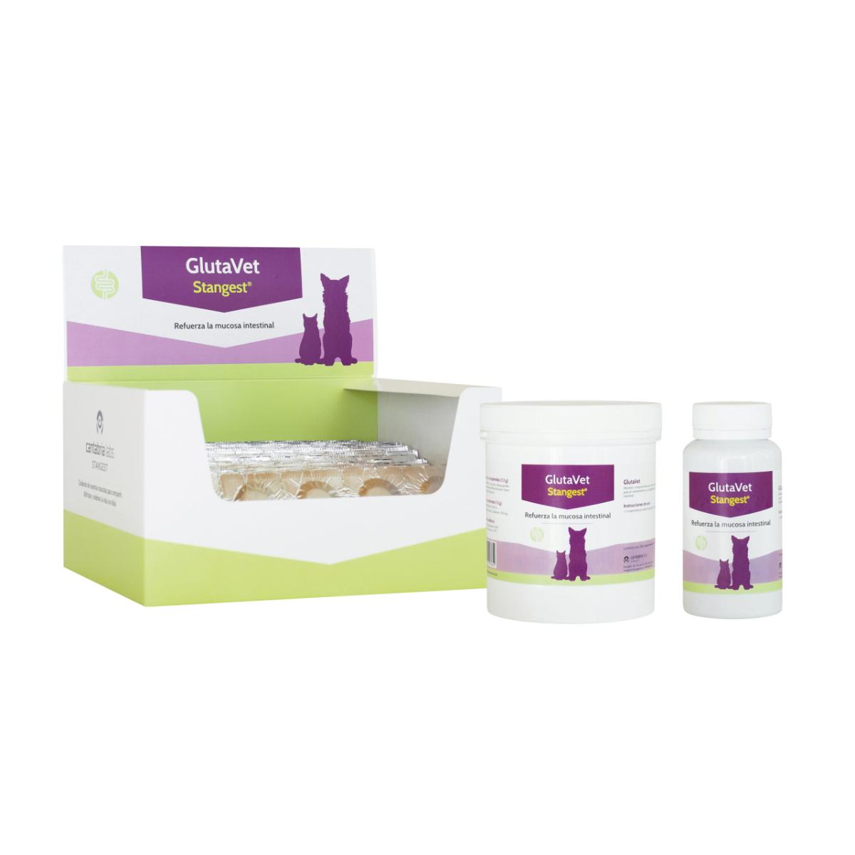 STANGEST Glutavet, XS-XL, supliment sistem digestiv câini și pisici, flacon, 60 comprimate - poza 3