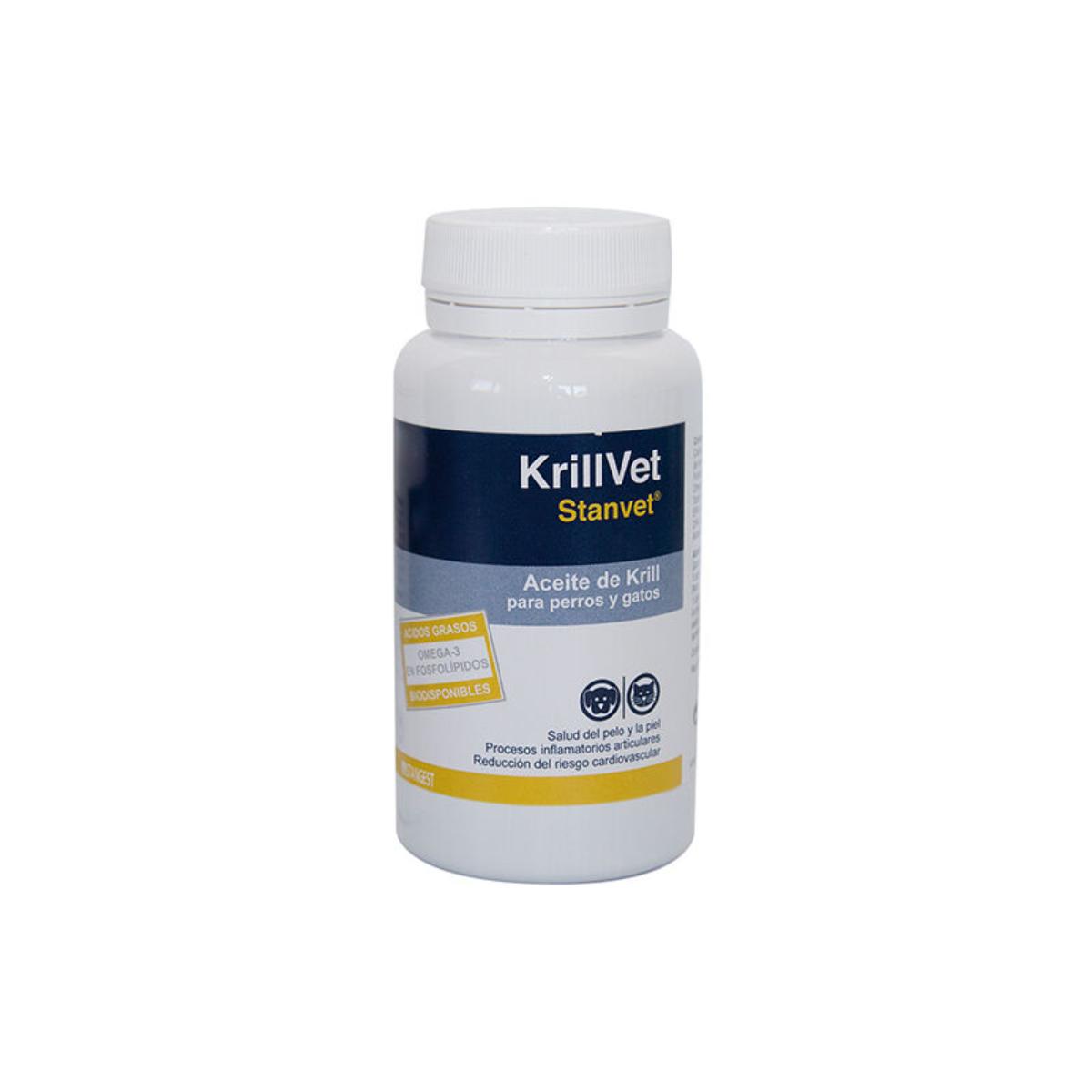 STANGEST Krill Vet, supliment piele & blană câini, capsule STANGEST Krill Vet, XS-XL, supliment piele & blană câini și pisici, flacon, 120 capsule - poza 1