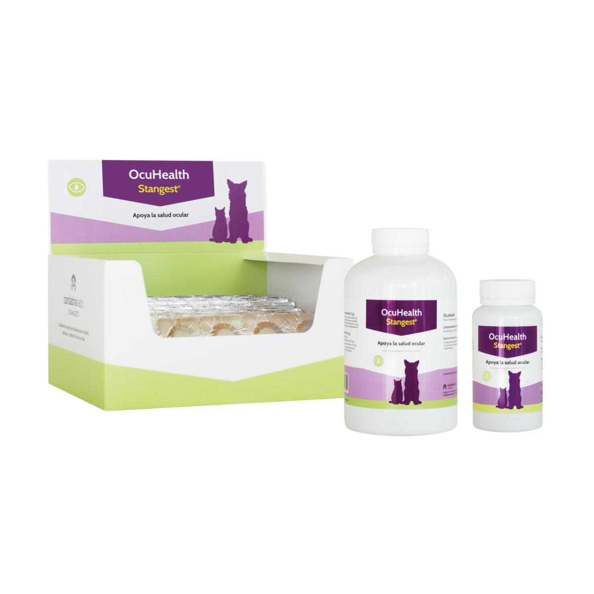 STANGEST Ocuhealth, XS-XL, supliment oftalmic câini și pisici, flacon, 60 comprimate - poza 1