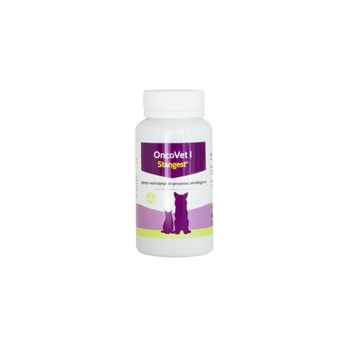 STANGEST Oncovet I, supliment afecțiuni oncologice câini, comprimate STANGEST Oncovet I, XS-XL, supliment afecțiuni oncologice câini și pisici, flacon, 60 comprimate - poza 1