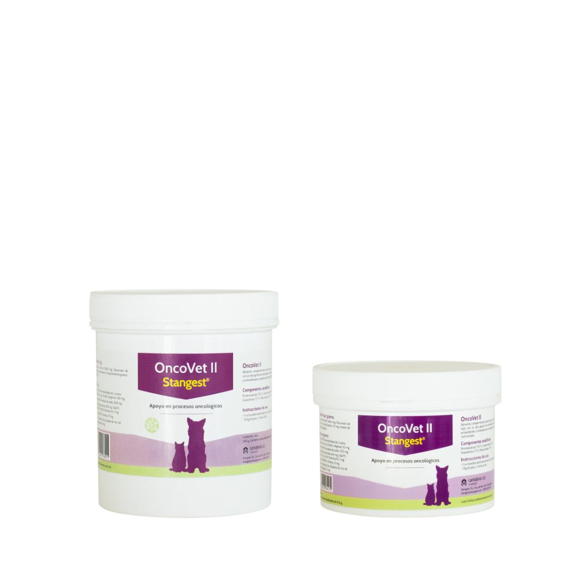 STANGEST Oncovet II, XS-XL, supliment afecțiuni oncologice câini și pisici, flacon, pudră, 240g - poza 2