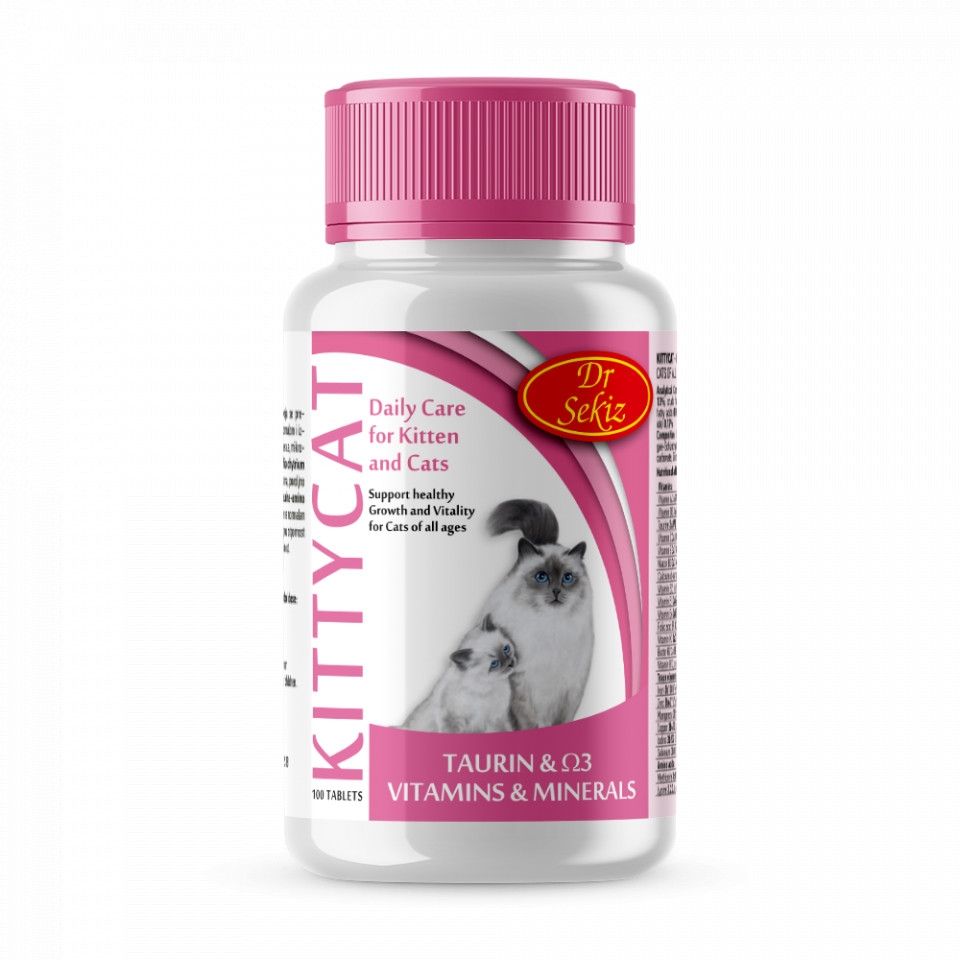 Supliment alimentar, Pisici, Kittycat, 100 tablete/ 100 g