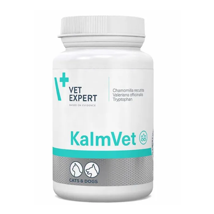 Supliment calmant pentru caini pisici KalmVet 300 mg - 60 capsule