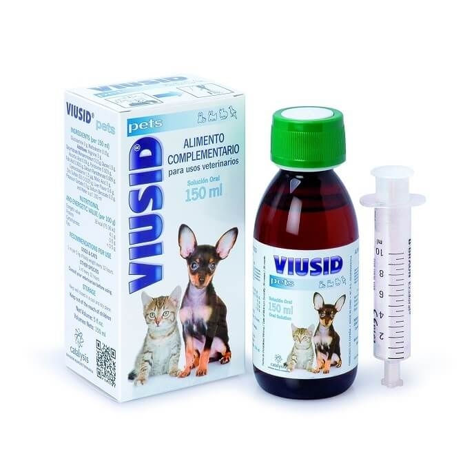 Supliment Imunostimulator Pentru Caini Si Pisici Viusid Pets, 150 ml - poza 2