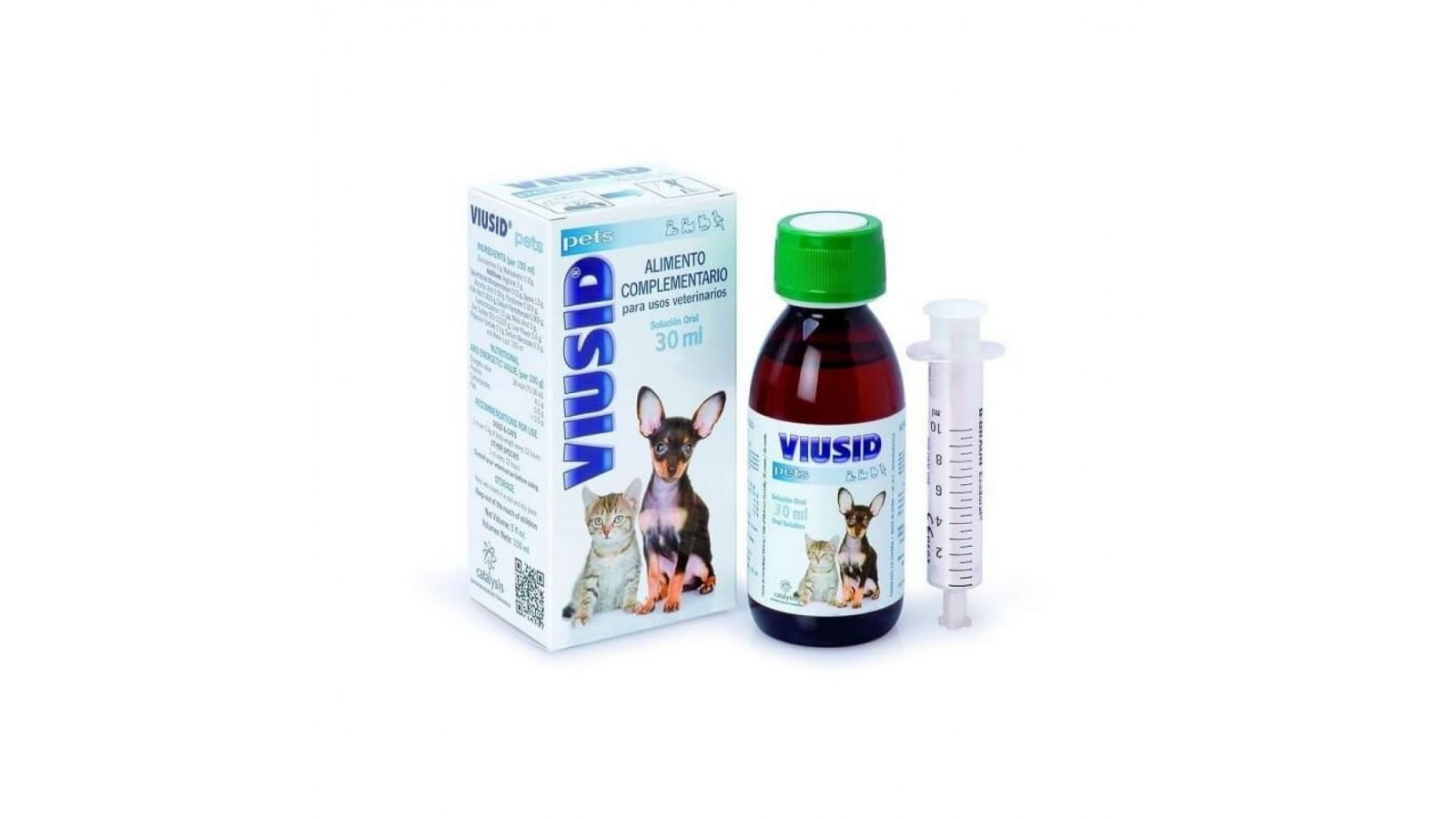 Supliment Imunostimulator Pentru Caini Si Pisici Viusid Pets, 30 ml - poza 1