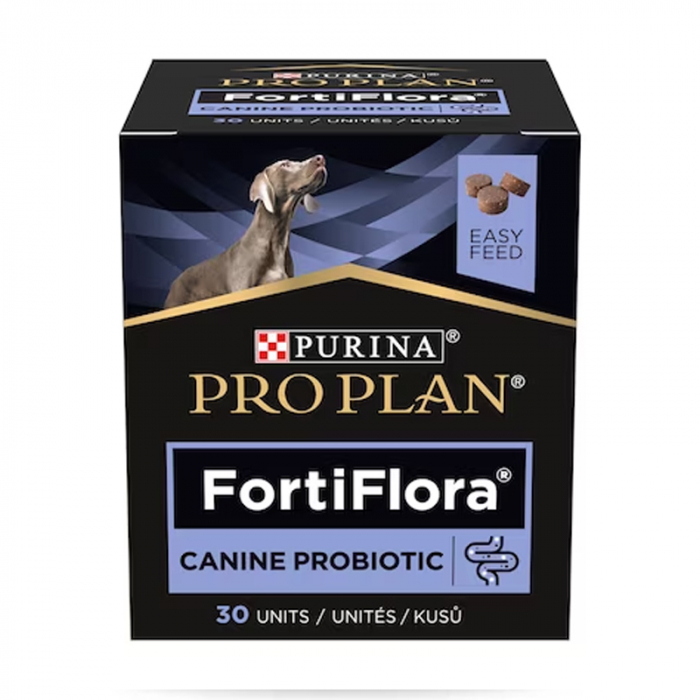 Supliment nutritiv pentru caini Pro Plan FortiFlora Probiotic 30 tablete