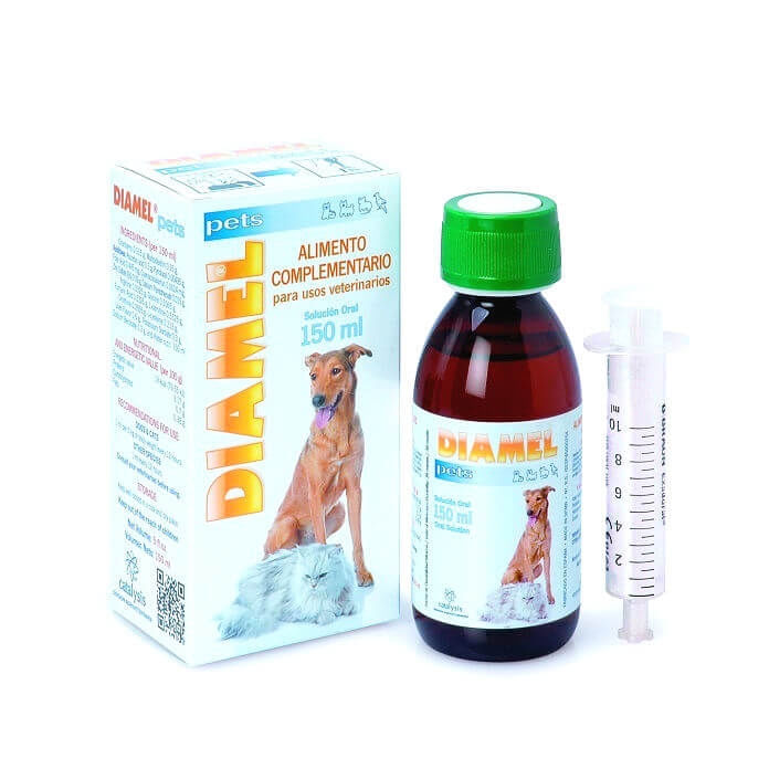 Supliment Pentru Caini Si Pisici Diamel Pets, 30 ml - poza 2