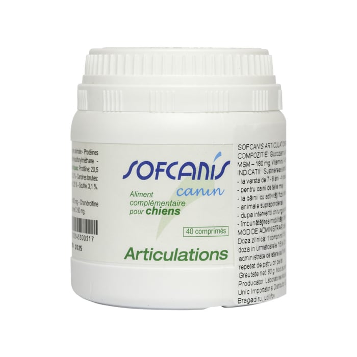 Supliment pentru caini Sofcanis Articulation 40 comp