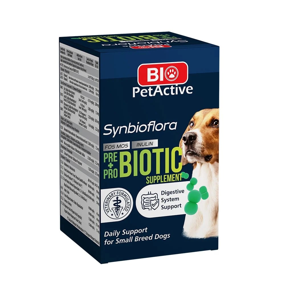 Synbioflora Pre + Pro Biotic Caine, 60 tablete - poza 1